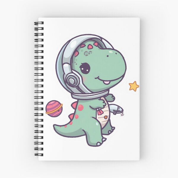 Item preview, Astronaut Dinosaur Sticker | Space Dino Illustration | Galaxy Dinosaur Art | Cosmic T-Rex Vinyl Sticker designed and sold by Pandey14.
