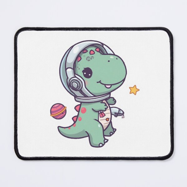 Item preview, Astronaut Dinosaur Sticker | Space Dino Illustration | Galaxy Dinosaur Art | Cosmic T-Rex Vinyl Sticker designed and sold by Pandey14.