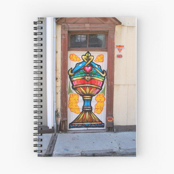 Item preview, Antique mural on door chalice with heart colorful fine art photograph wall art  designed and sold by Jéanpaul  Ferro.