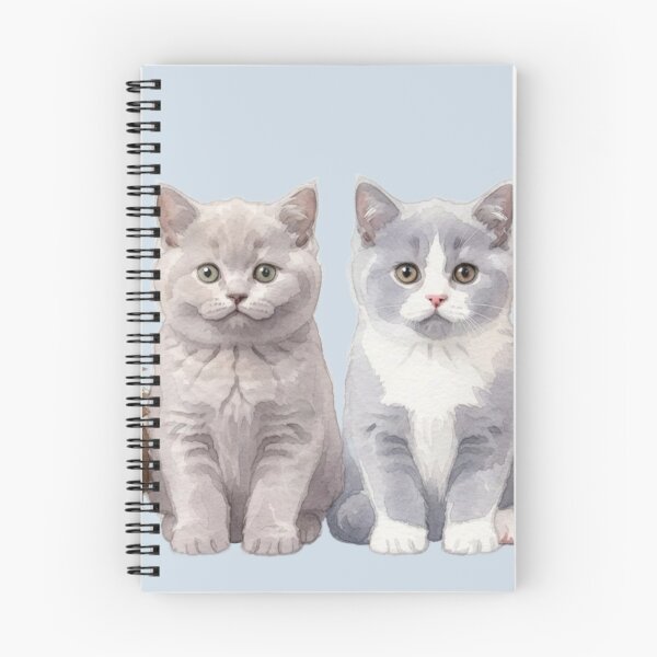 Item preview, Four Adorable Watercolor Kittens - Cute Cat Lineup Illustration designed and sold by BLUESKY11a.