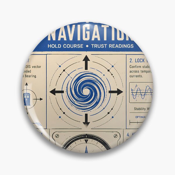 Item preview, Time Vortex Navigation Reference Card designed and sold by agearb.