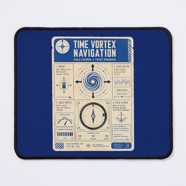 Item preview, Time Vortex Navigation Reference Card designed and sold by agearb.