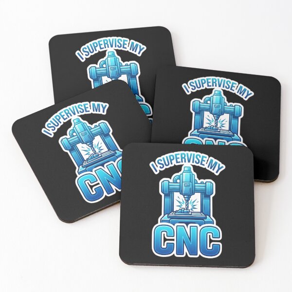 Item preview, I Supervise My CNC blue version designed and sold by GiftingBob.