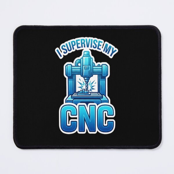 Item preview, I Supervise My CNC blue version designed and sold by GiftingBob.