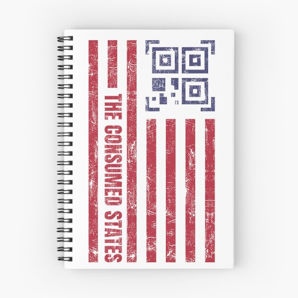 Item preview, Consumed States QR Flag Satire designed and sold by chaaval.
