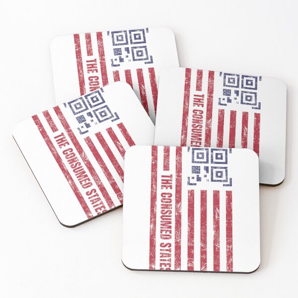 Item preview, Consumed States QR Flag Satire designed and sold by chaaval.