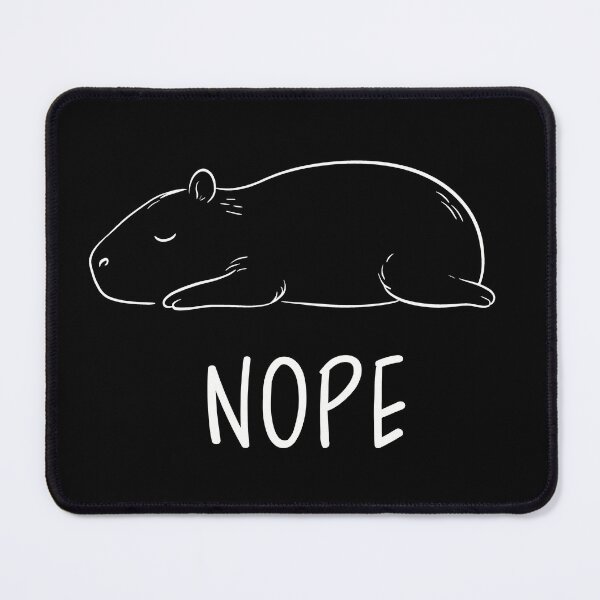 Item preview, Capybara NOPE designed and sold by GraphicWorlds.
