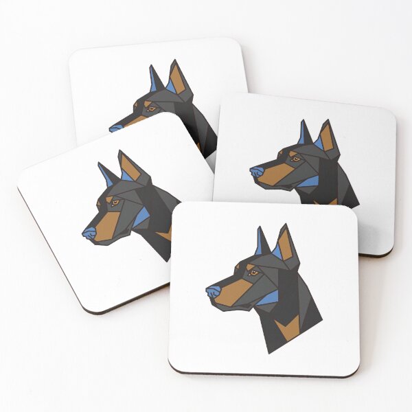 Item preview, Geometric Doberman Dog designed and sold by AnimalsKnowAll.