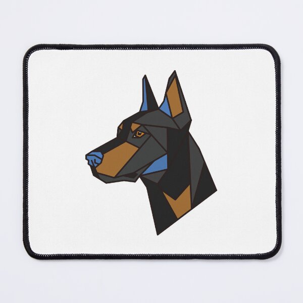 Item preview, Geometric Doberman Dog designed and sold by AnimalsKnowAll.