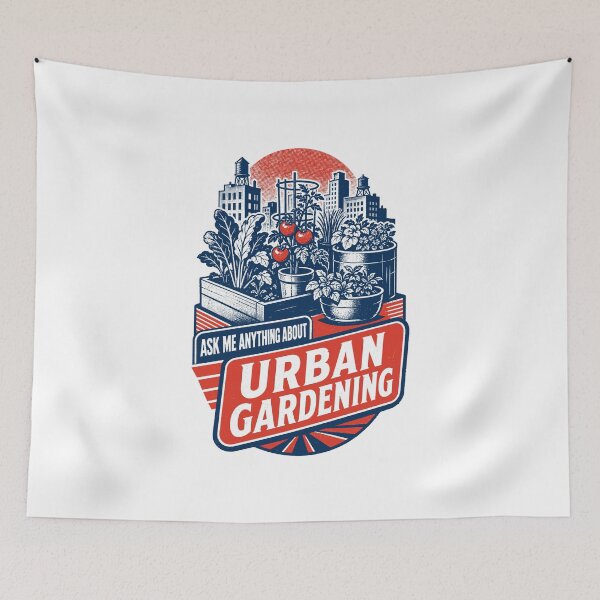 Item preview, Ask Me Anything About Urban Gardening Plants designed and sold by LuminOrb.