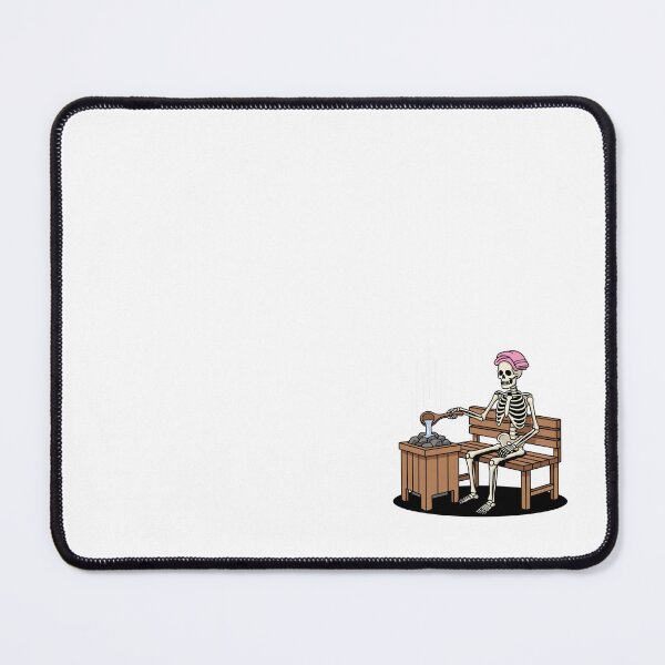 Item preview, Skeleton Relaxing In Sauna With Hot Stones designed and sold by Rare By Hero.
