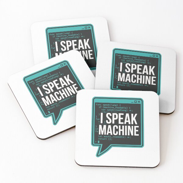 Item preview, I Speak Machine Funny Developer Gift Programming Identity Coding Humor designed and sold by Ixnor.