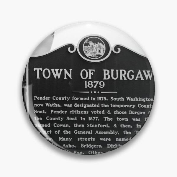 Item preview, Historic Town of Burgaw Sign designed and sold by Cynthia48.