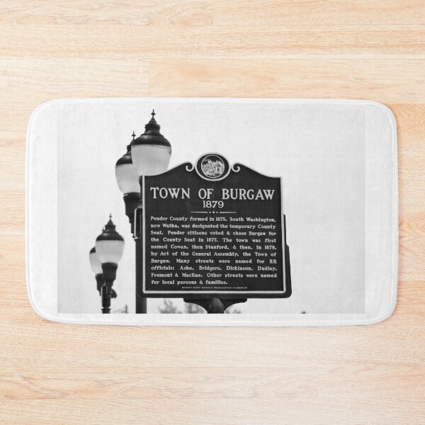 Item preview, Historic Town of Burgaw Sign designed and sold by Cynthia48.