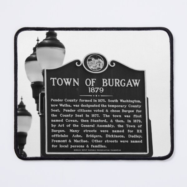 Item preview, Historic Town of Burgaw Sign designed and sold by Cynthia48.
