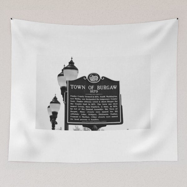 Item preview, Historic Town of Burgaw Sign designed and sold by Cynthia48.