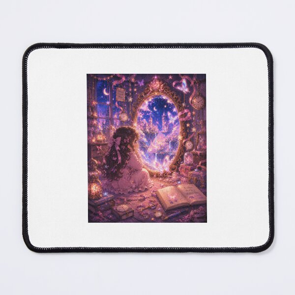 Item preview, Dreamy Mirror Portal Girl Sticker designed and sold by blossomfun.