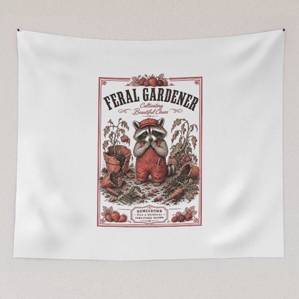 Item preview, Feral Gardener Organic Gardening Plants designed and sold by LuminOrb.