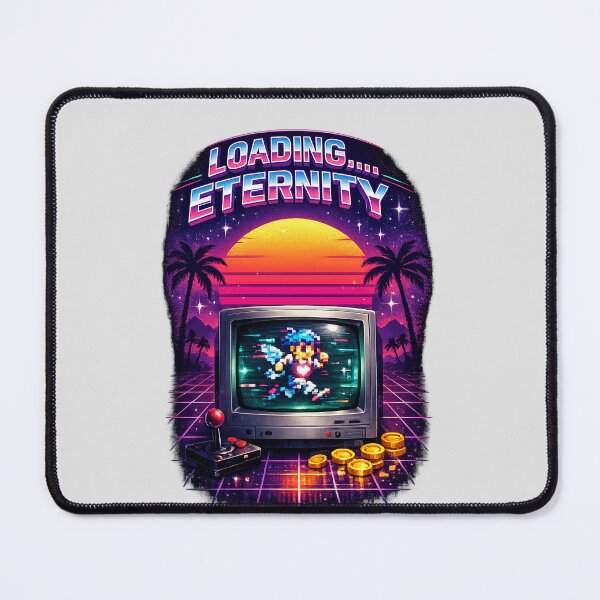 Item preview, Loading Eternity – Retro Gaming Vaporwave Design designed and sold by Arrow2025.