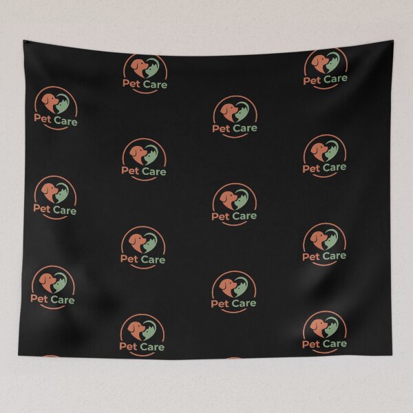 Item preview, Pet Care Dog and Cat Heart Logo designed and sold by Zee Choice.