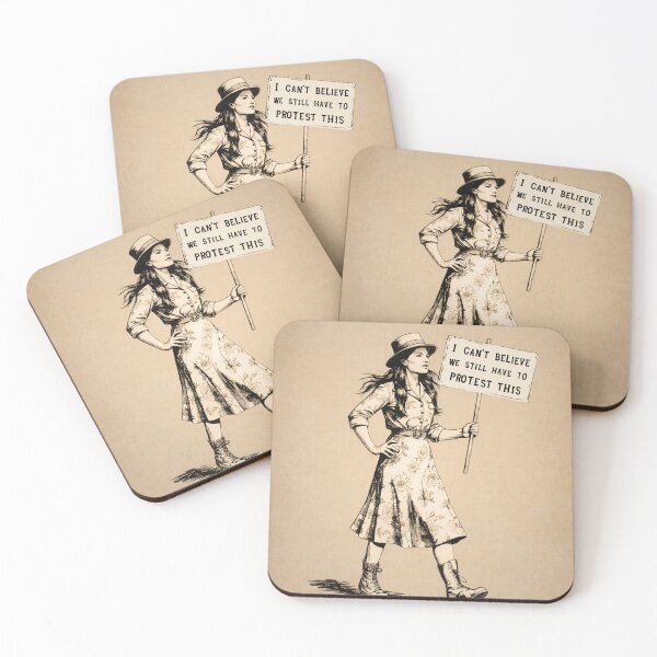 Item preview, I Can’t Believe We Still Have to Protest This | Vintage Feminist Protest Art designed and sold by Pinups Galore Co..