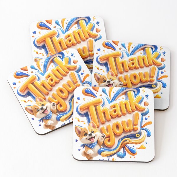 Item preview, Paws of Gratitude: A Joyful Thank-You Celebration designed and sold by BlissBlvdShop.