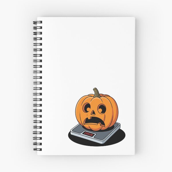 Item preview, Shocked Halloween Pumpkin On Digital Weight Scale designed and sold by Rare By Hero.