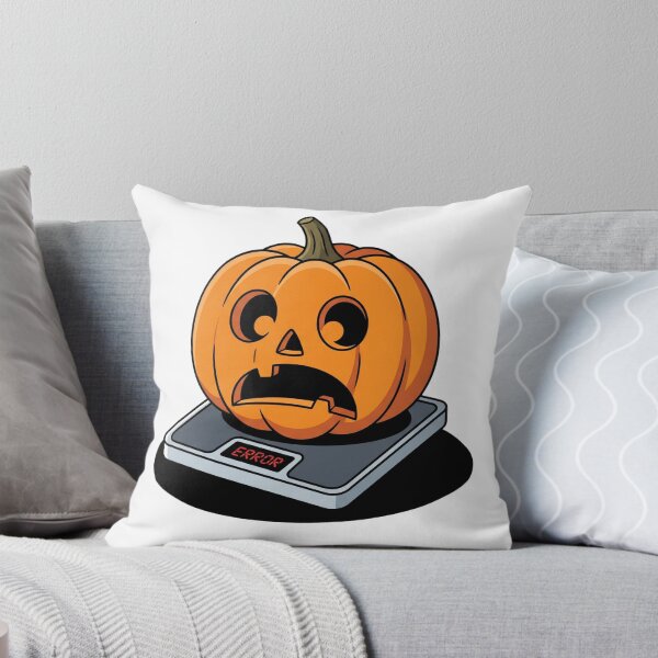 Item preview, Shocked Halloween Pumpkin On Digital Weight Scale designed and sold by Rare By Hero.