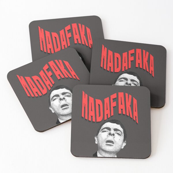 Item preview, Madadaka wit MR bean.......Funny Shocked Expression Typography Illustration designed and sold by Elkholy arts shop.