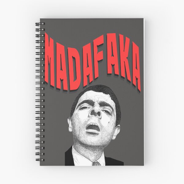 Item preview, Madadaka wit MR bean.......Funny Shocked Expression Typography Illustration designed and sold by Elkholy arts shop.