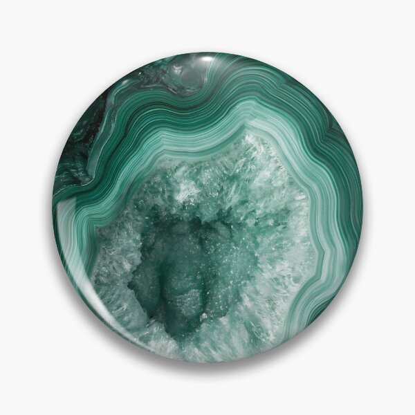 Item preview, Emerald Malachite Green Stone Swirl Pattern designed and sold by FrostyFrisby.