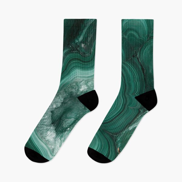 Item preview, Emerald Malachite Green Stone Swirl Pattern designed and sold by FrostyFrisby.