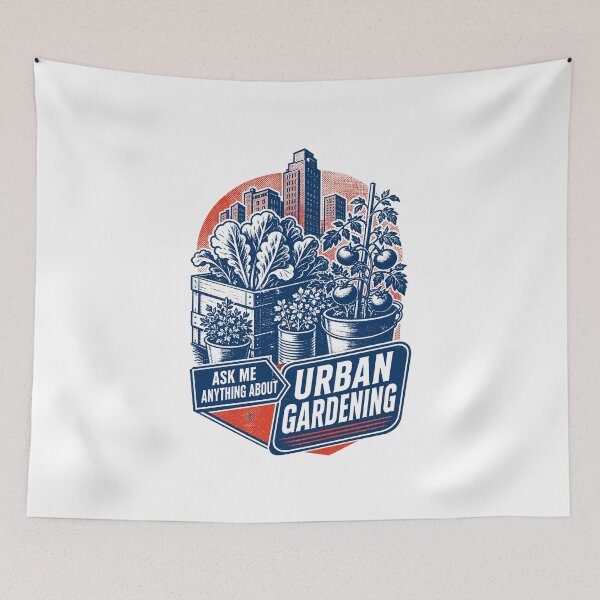 Item preview, Ask Me Anything About Urban Gardening designed and sold by LuminOrb.