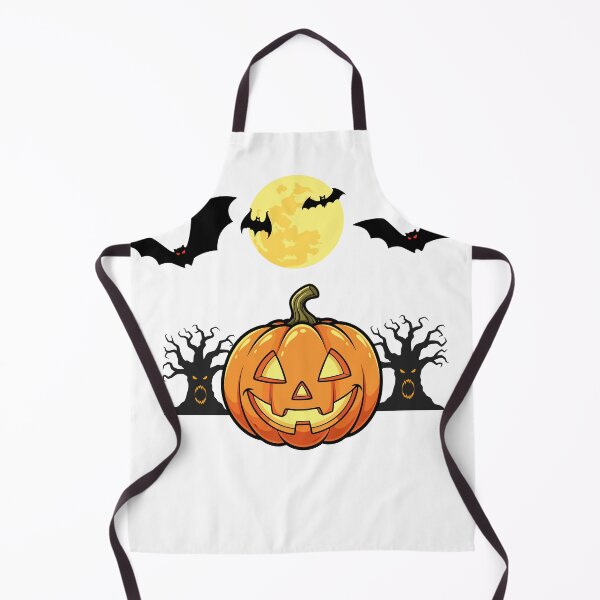 Item preview, Jack O Lantern Pumpkin with Moon and Bats designed and sold by DearBunnyArt.