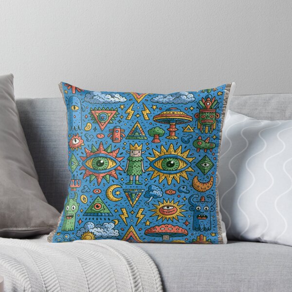 Item preview, Vibrant Psychedelic Mystical Creature Pattern designed and sold by Romgora.