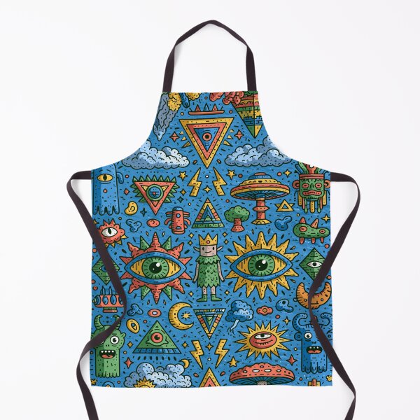 Item preview, Vibrant Psychedelic Mystical Creature Pattern designed and sold by Romgora.