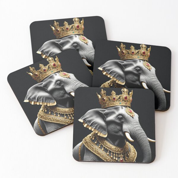 Item preview, Gold Crown Elephant Royal Art designed and sold by CrippiCrippi.