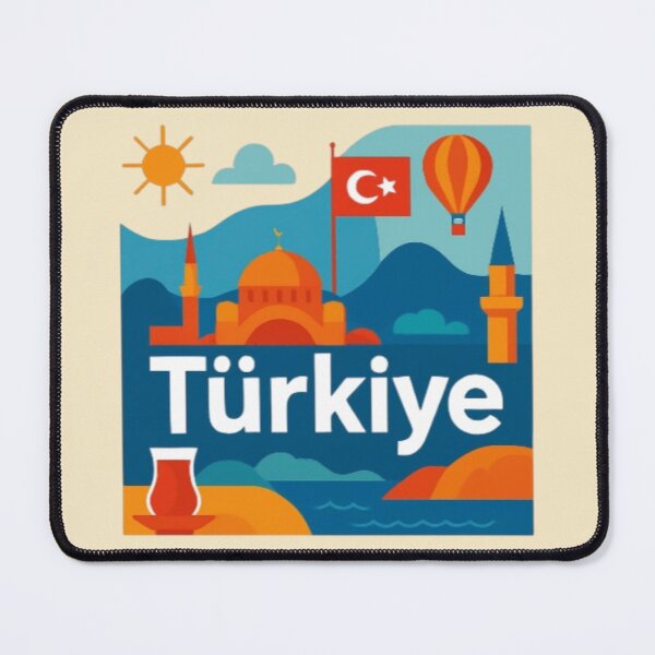 Item preview, Türkiye Culture & Travel | Turkish Heritage, Istanbul & Cappadocia Illustration designed and sold by Yasmine Mohammed.