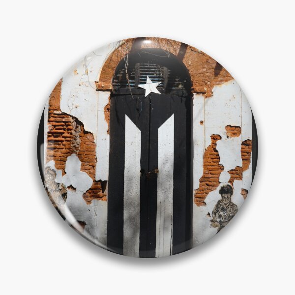 Item preview, Puerto Rico Flag Resistance Boricua Pride B/W designed and sold by erozzz.