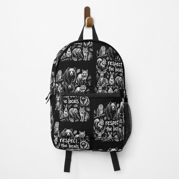 Item preview, Respect The Locals Wildlife Nature Conservation Forest Animals designed and sold by ostenlee.