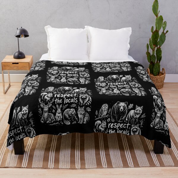 Item preview, Respect The Locals Wildlife Nature Conservation Forest Animals designed and sold by ostenlee.