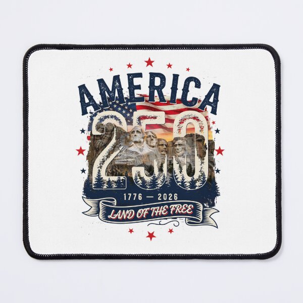 Item preview, America 250 Mount Rushmore South Dakota Semiquincentennial 1776 - 2026 Vintage Flag v2 designed and sold by DarylWelsh2024.