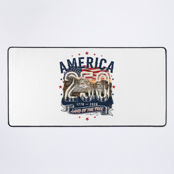 Item preview, America 250 Mount Rushmore South Dakota Semiquincentennial 1776 - 2026 Vintage Flag v2 designed and sold by DarylWelsh2024.