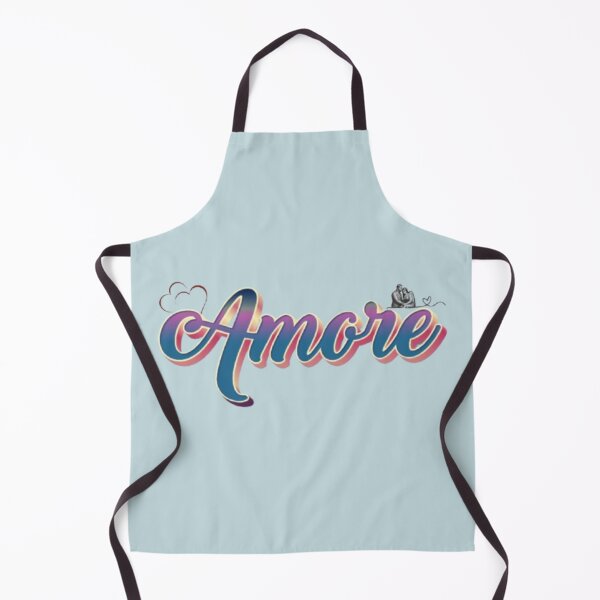 Item preview, Amore Italian Love Word Art Elegant Gradient Cursive Print designed and sold by Miheerala.