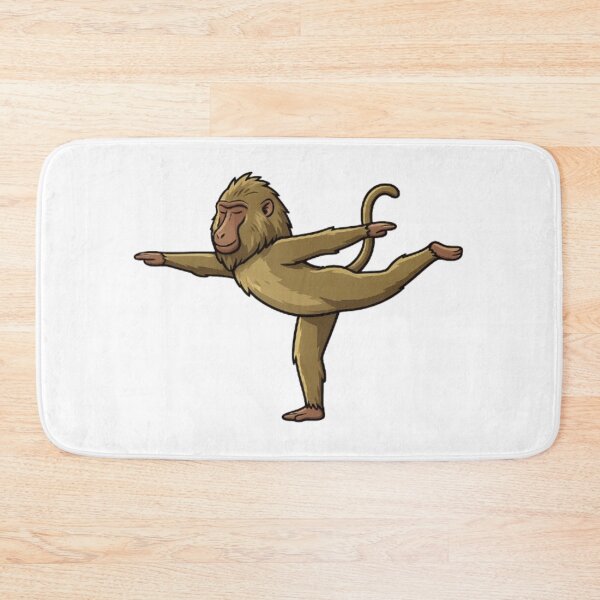 Item preview, Baboon Warrior 3 Single Leg Balance Stretch designed and sold by moTshiTshi.