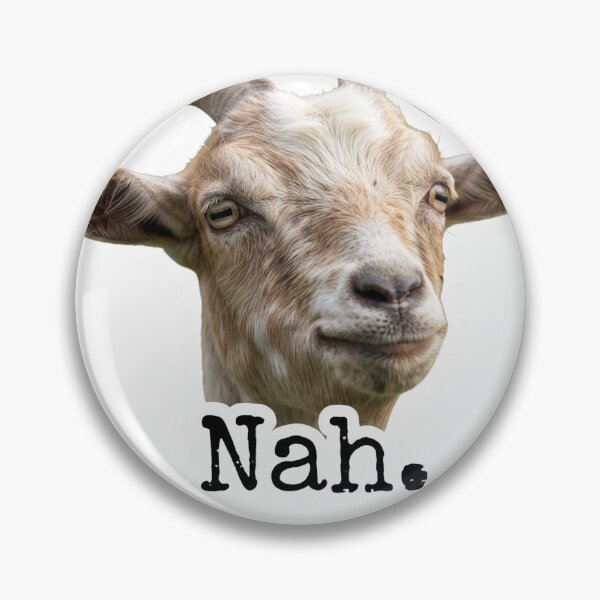 Item preview, Nah Goat Meme Shirt designed and sold by redblink store.