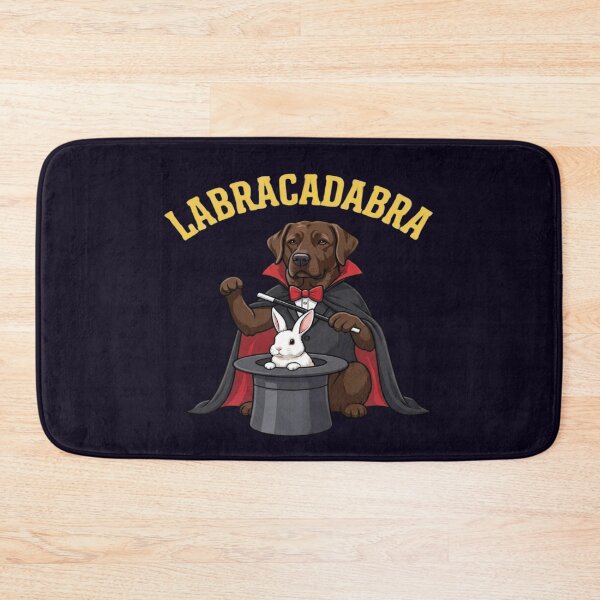 Item preview, CHOCOLATE BROWN LABRADOR RETRIEVER - LABRACADABRA MAGICIAN TRICK designed and sold by PRINTSCHARMINGM.
