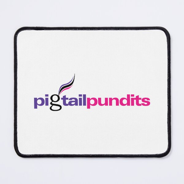 Item preview, Pigtail Pundits Modern Typography Logo designed and sold by Kaybmt.