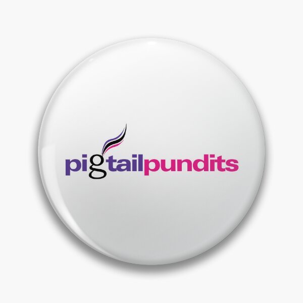 Item preview, Pigtail Pundits Modern Typography Logo designed and sold by Kaybmt.