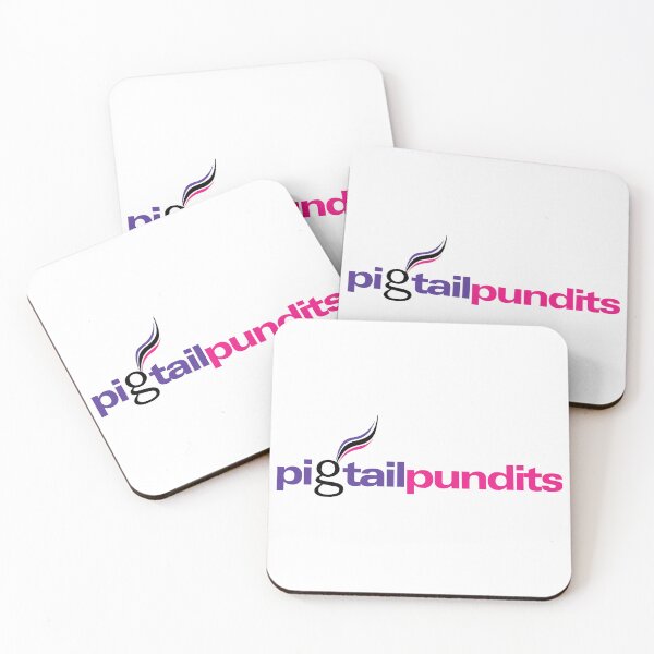 Item preview, Pigtail Pundits Modern Typography Logo designed and sold by Kaybmt.